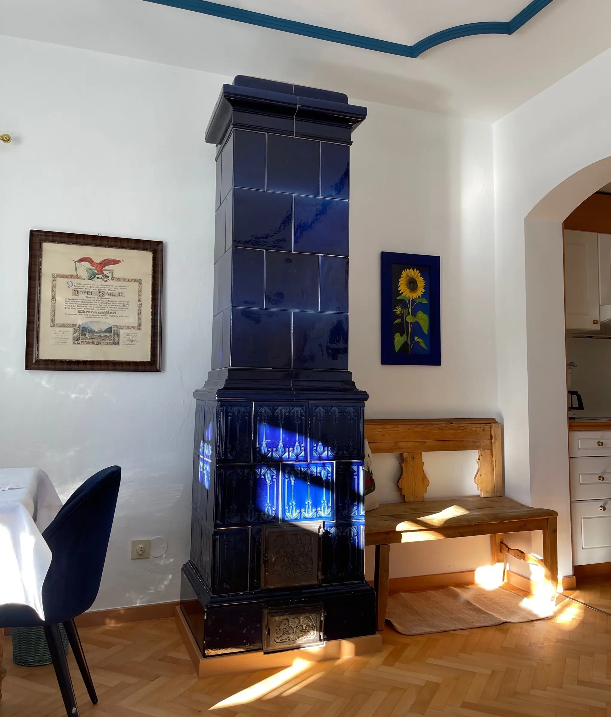 Appartement 2 – Poêle en faïence