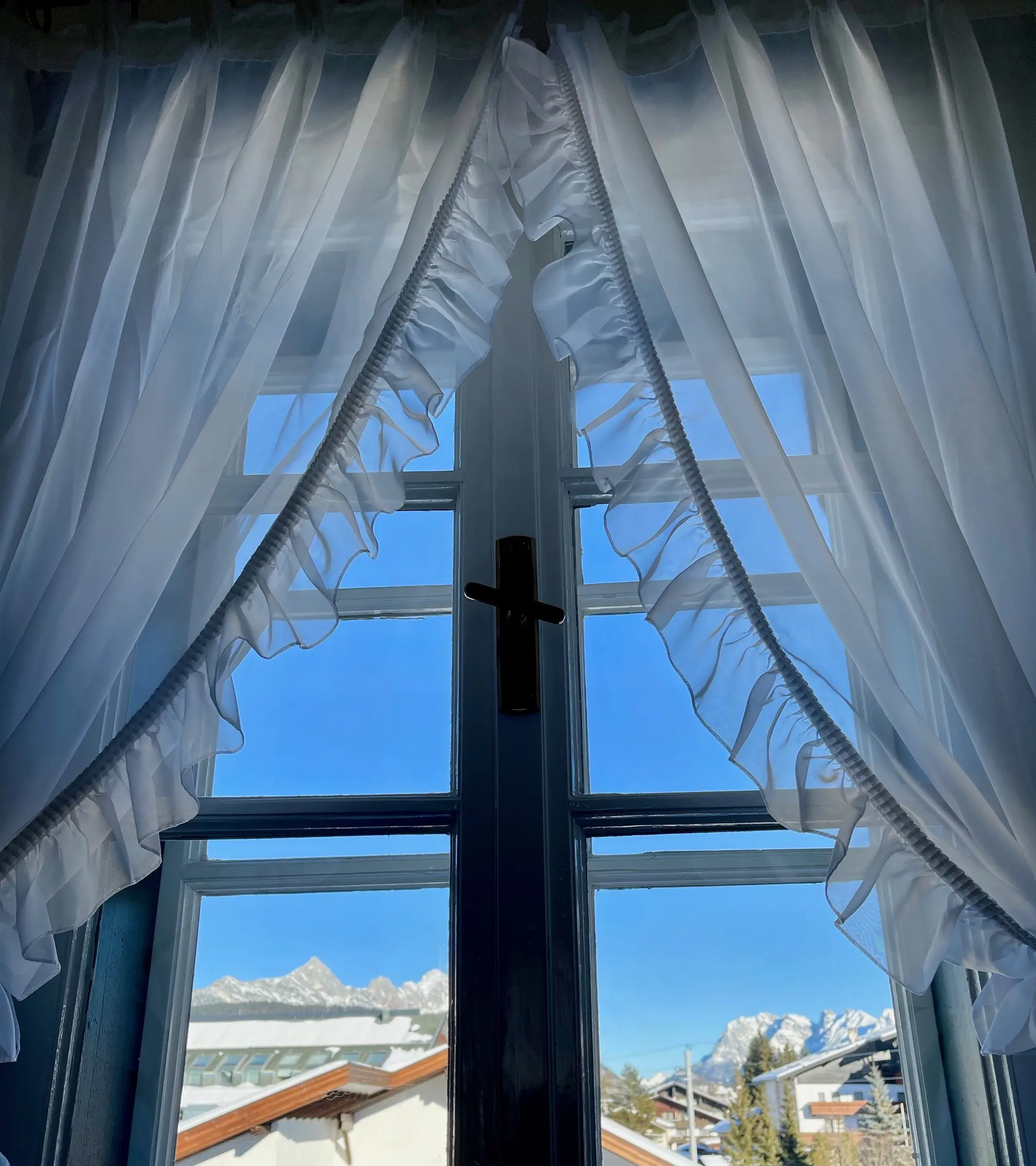 Appartement 3 – Vue depuis la chambre